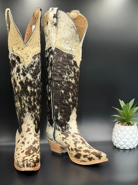 Ruby Tall Cowhide Sz: 7.5