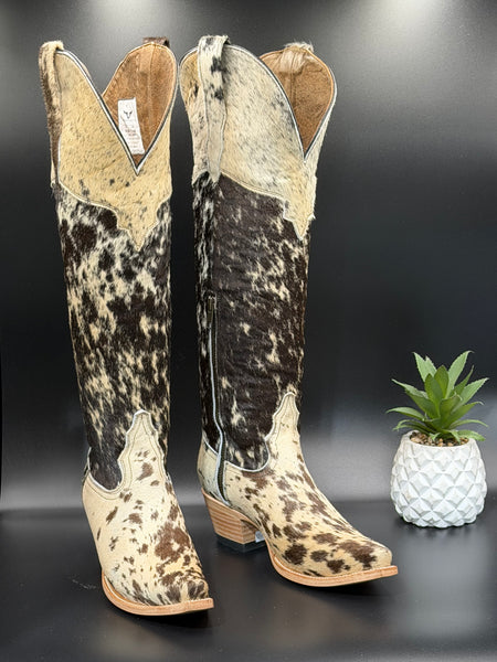 Ruby Tall Cowhide Sz: 7.5