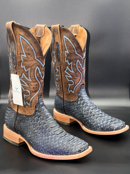 Exotic Blue Python Boot