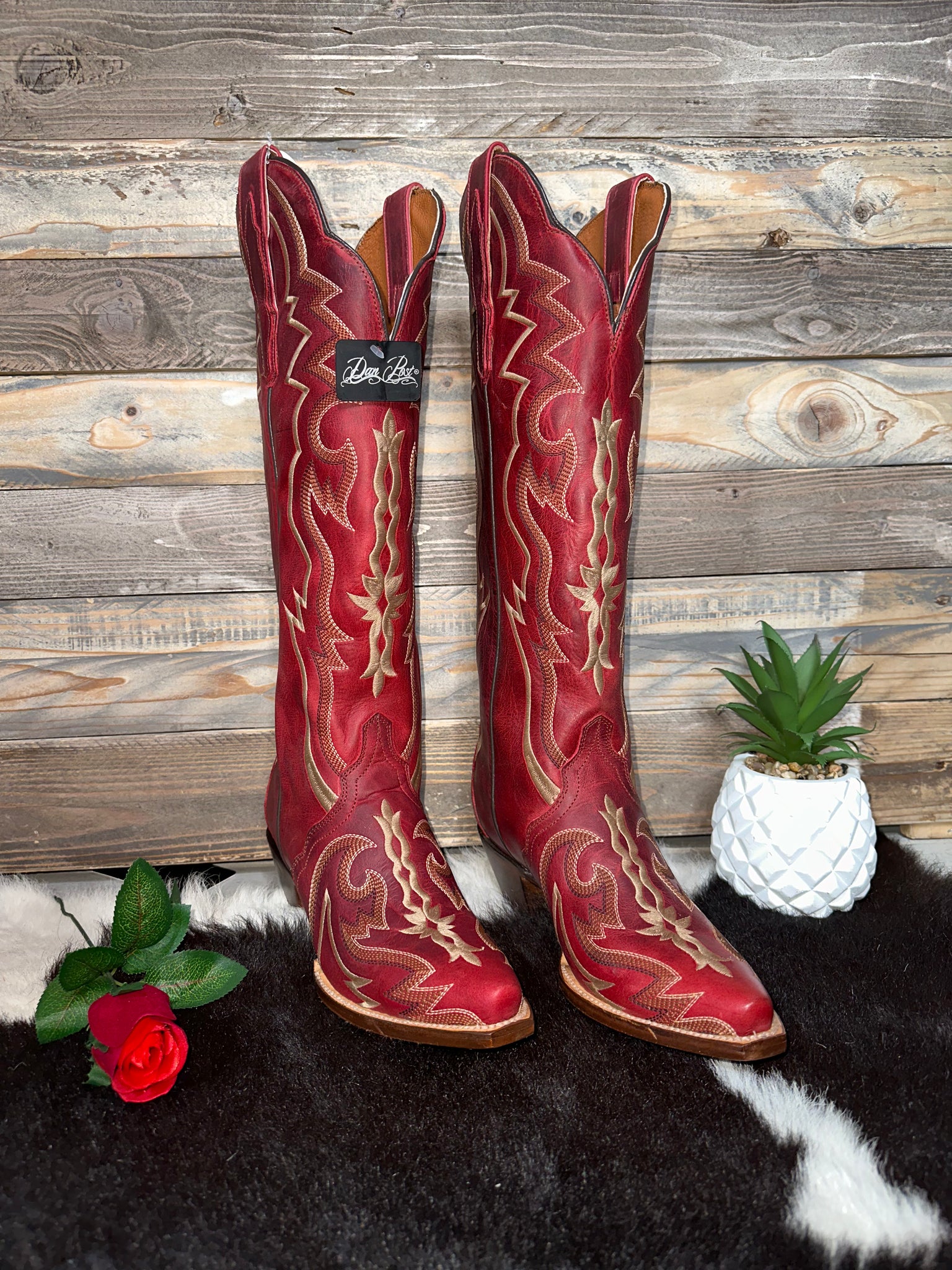 Shelby Red Boots – Roman Valley Ranch