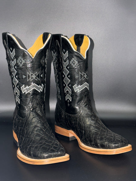 Roman Valley leather Black Fish
