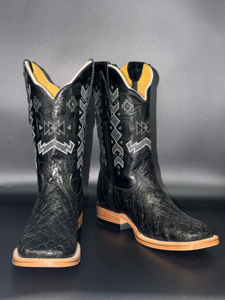 Roman Valley leather Black Fish
