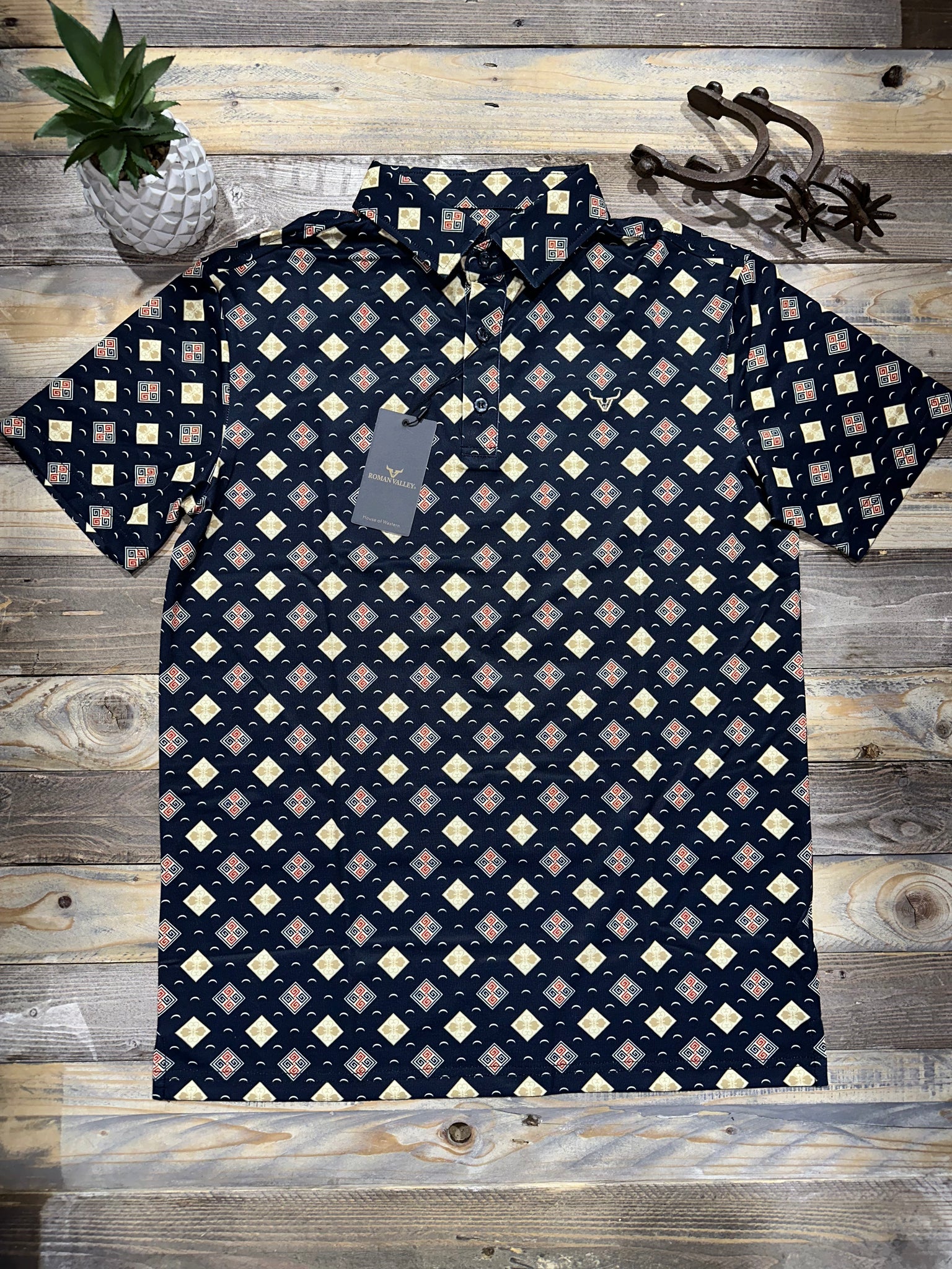 Greenville Black Polo – Roman Valley Ranch