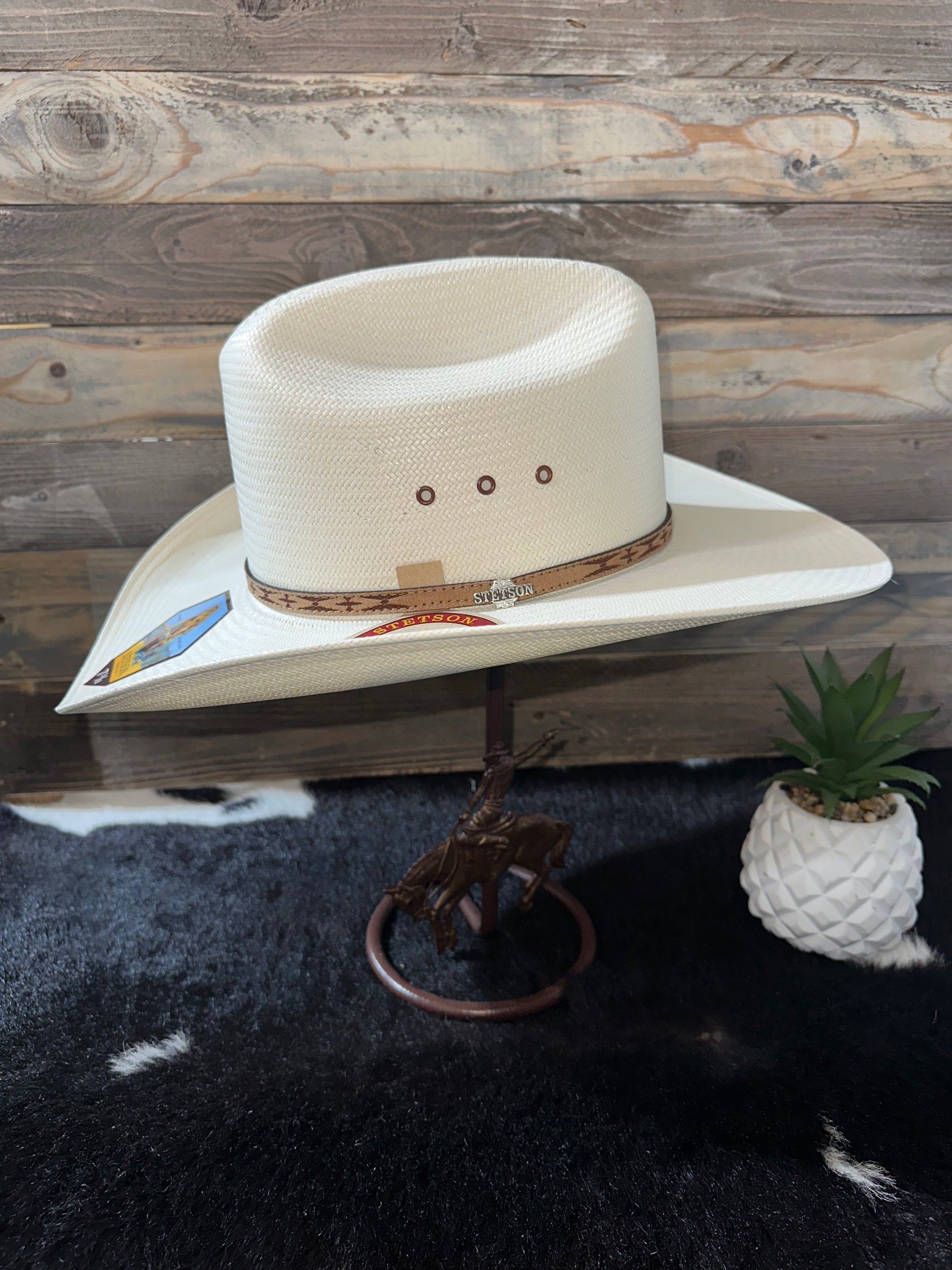 Stetson Aztec Straw Hat – Roman Valley Ranch display picture 2