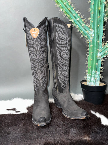 Ariat Laramie Black stretchfit Suede Boot