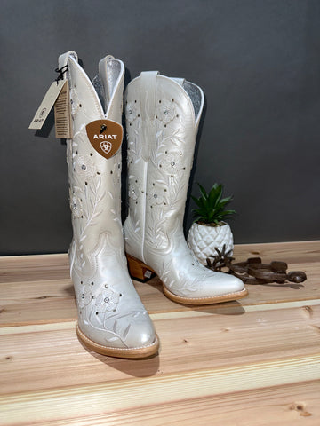 White Romance Boots