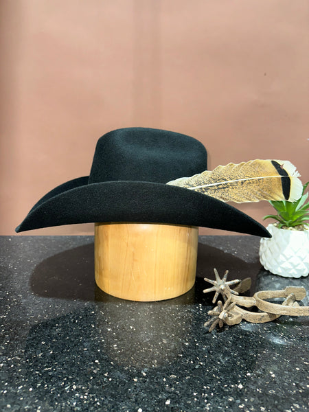 Roman Valley Black Premium 6X Wool Hat