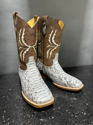 Exotic Python Natural Snake Boot