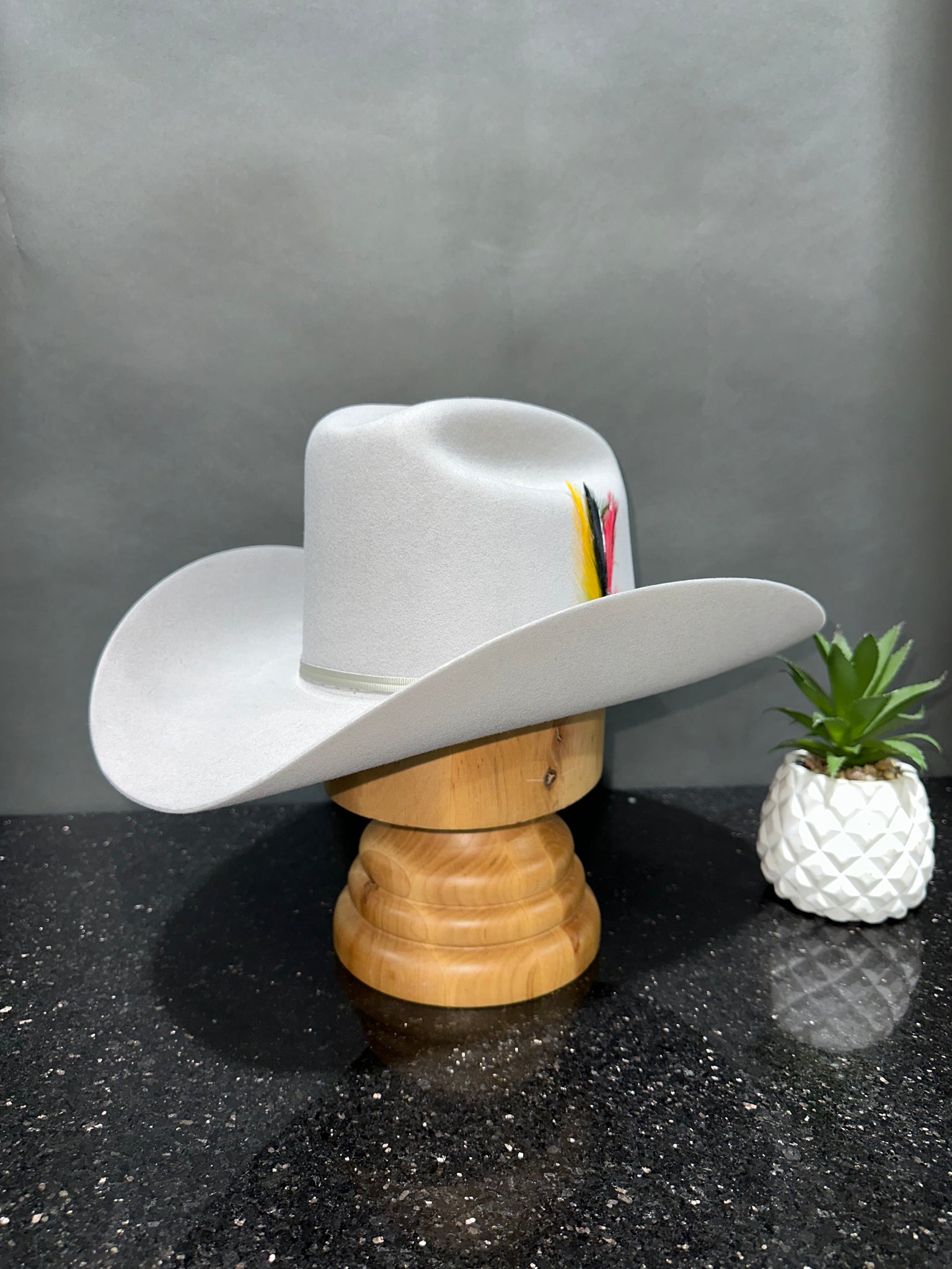 Stetson Rancher Silver Grey Felt Hat