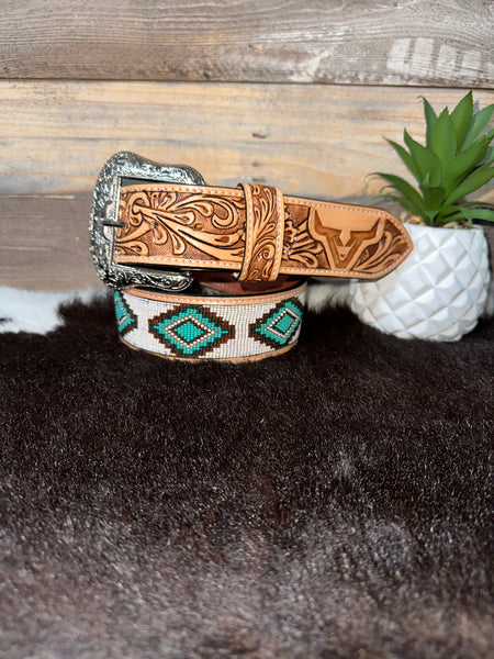 El Dorado Beaded 2” Belt