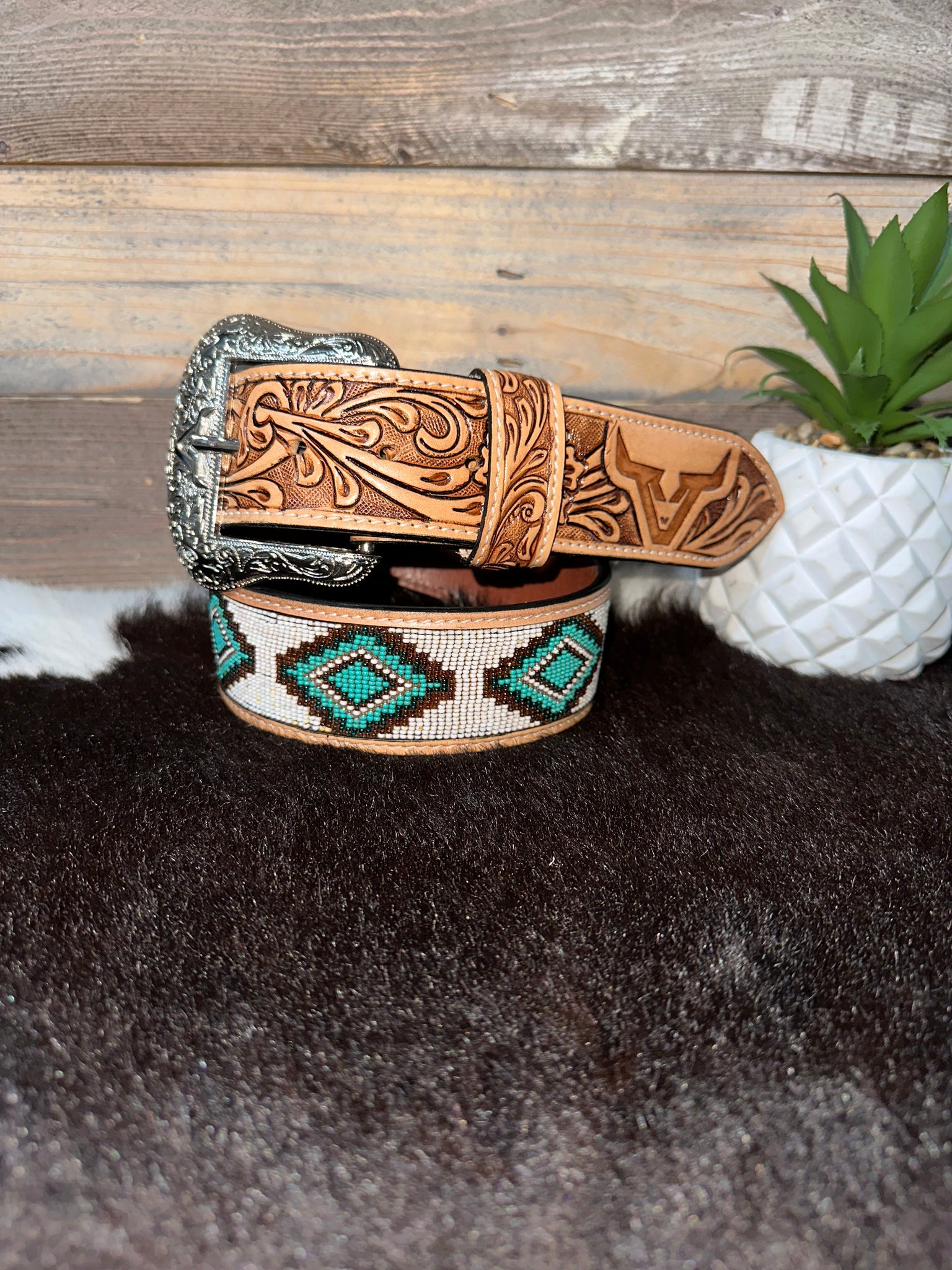 El Dorado Beaded 2” Belt