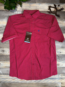 Ariat Jeremy Red Short Sleeves