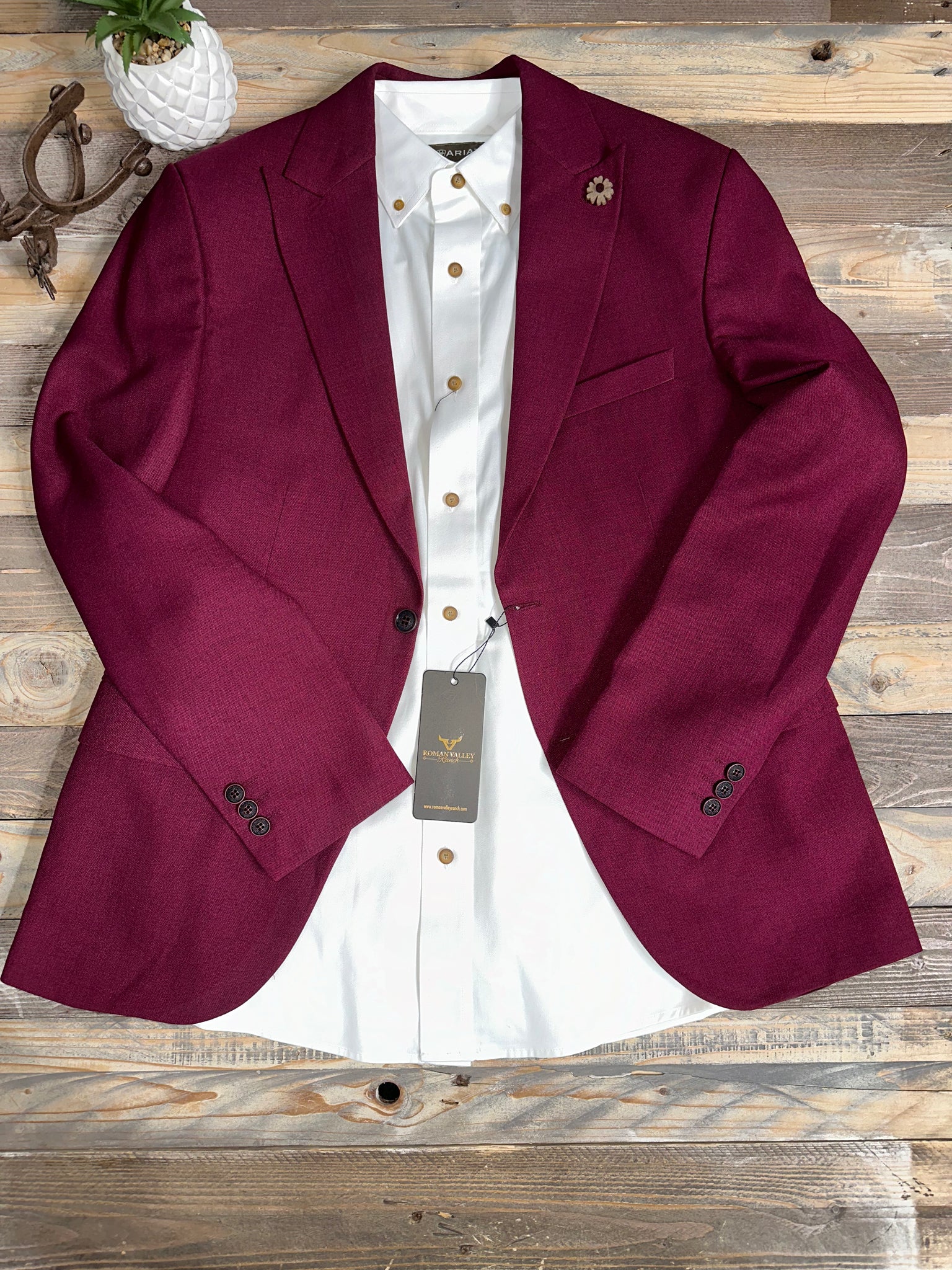 Red Ranch Jacket Red Wine Rose Jacket – Roman Valley Ranch