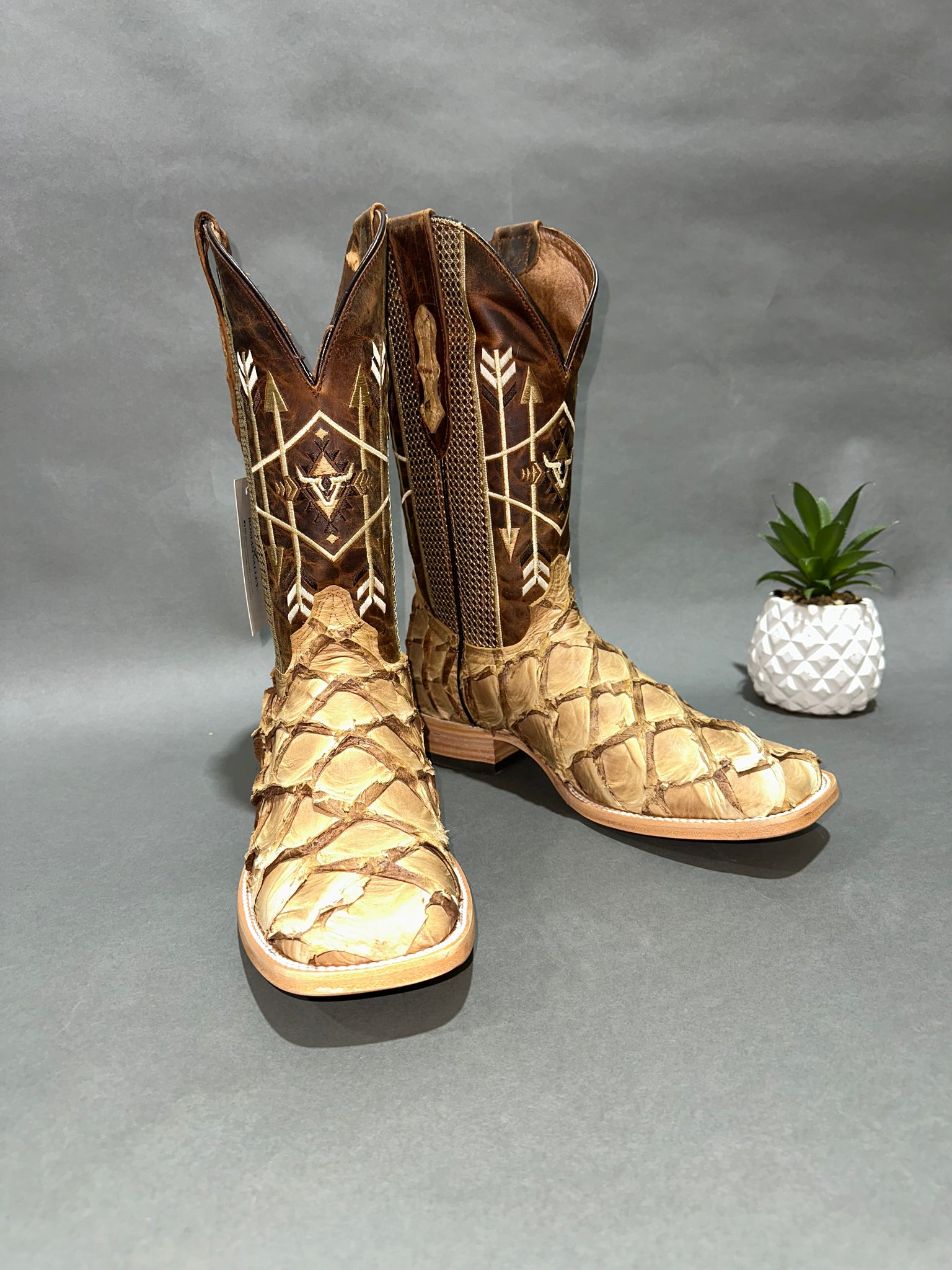 Exotic Tan Piraruco Boot