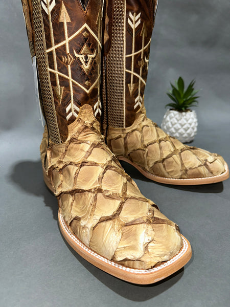 Exotic Tan Piraruco Boot