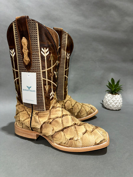 Exotic Tan Piraruco Boot