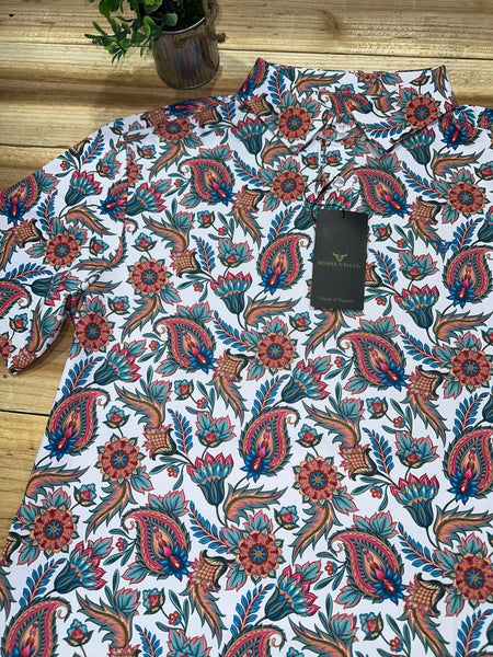 Floral Roman Valley Polo