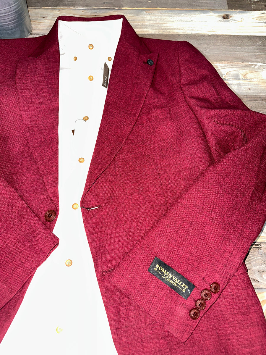 Red Ranch Jacket Red Vino Rose Jacket – Roman Valley Ranch