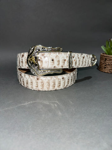 Exotic Python Natural Leather