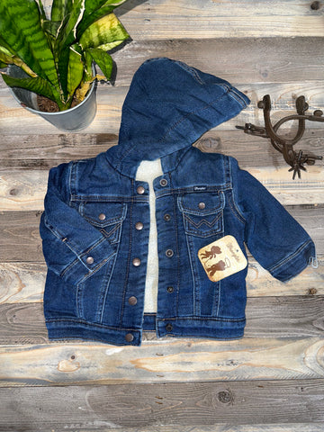 Wrangler Infant & Toddler Denim Sherpa Jacket