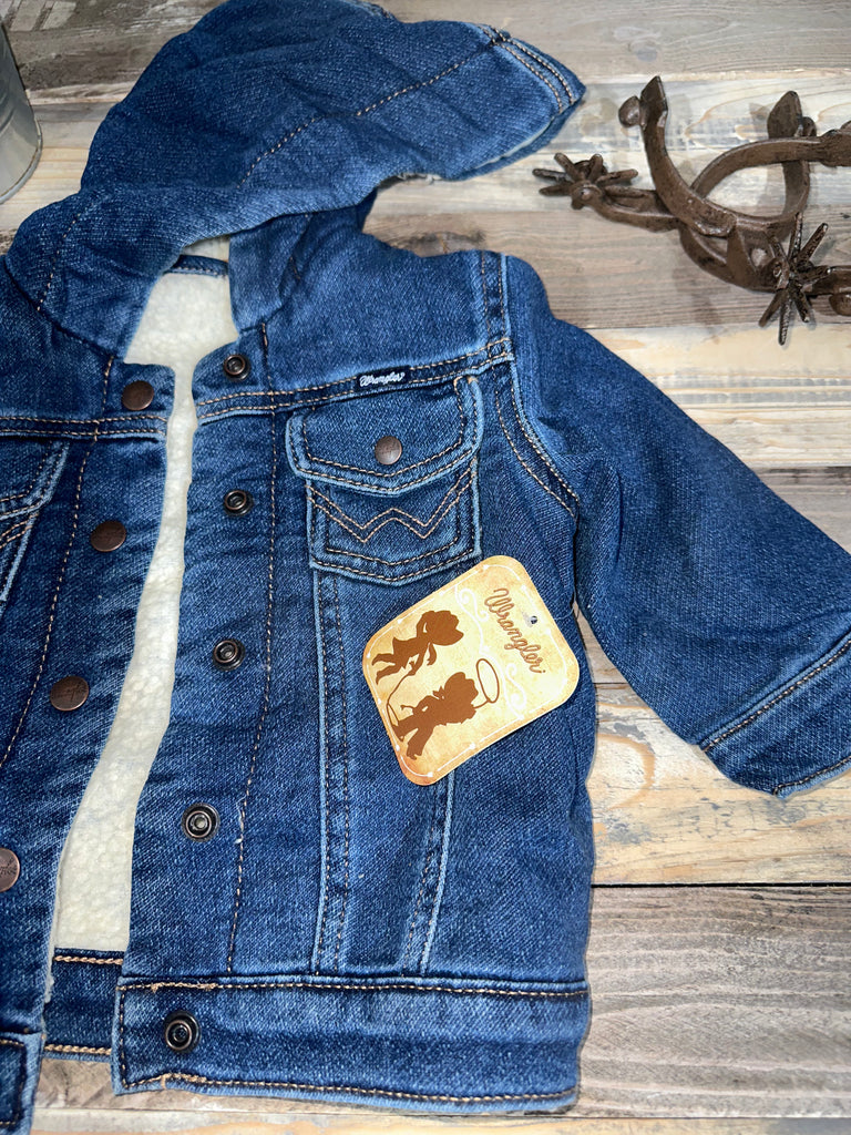 Toddler denim sherpa jacket hot sale