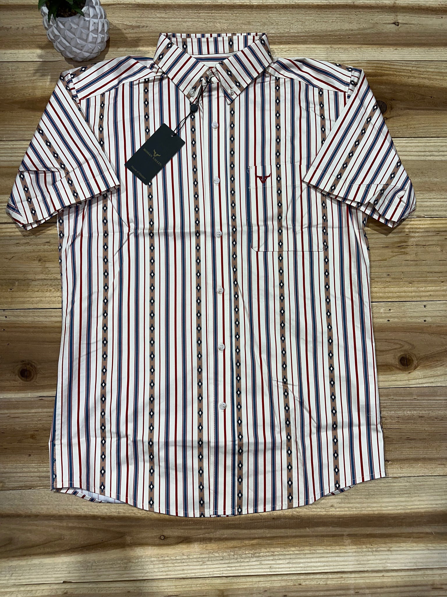 Roman Valley Stars and Stripe Short Sleeve