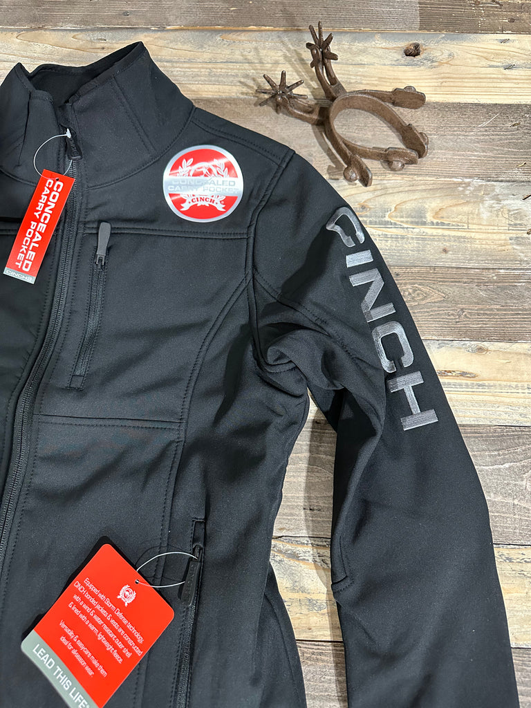 Cinch women's burgundy sales printed bonded jacket