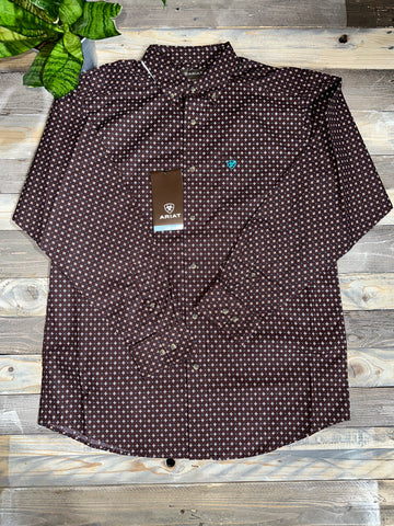 Ariat Barrett Chocolate Long Sleeve