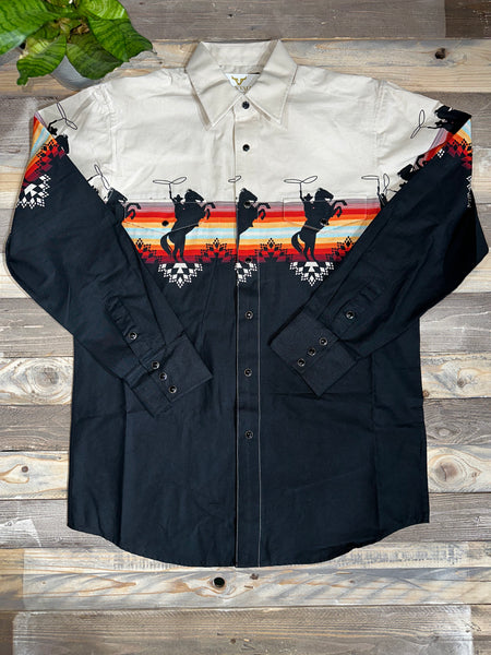 Serape Black Ride Border