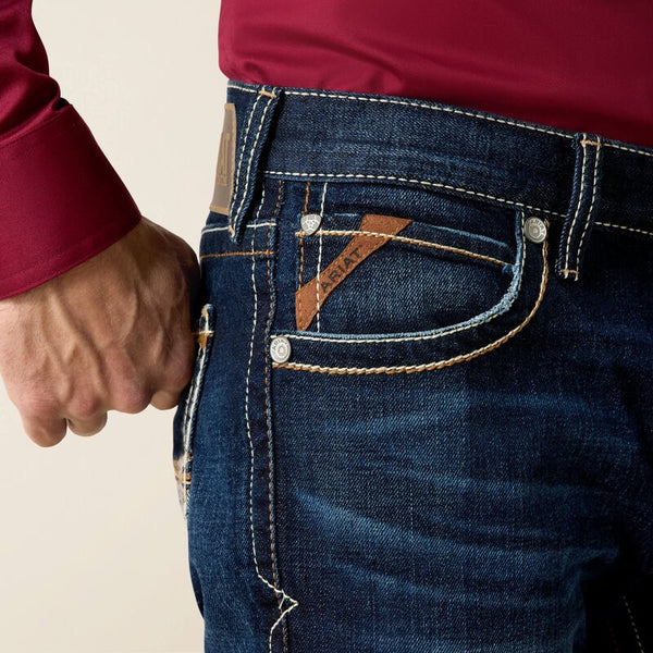 M7 Rocker Stretch Dodge Stackable Straight Leg Jean