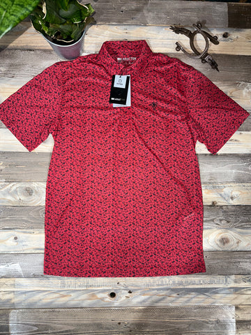 Ariat Tek Ranchin Red Polo