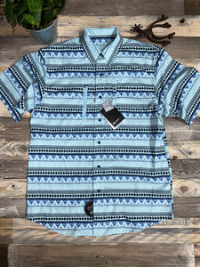 Ariat Aztec Ashleigh Blue Venttek Short Sleeves