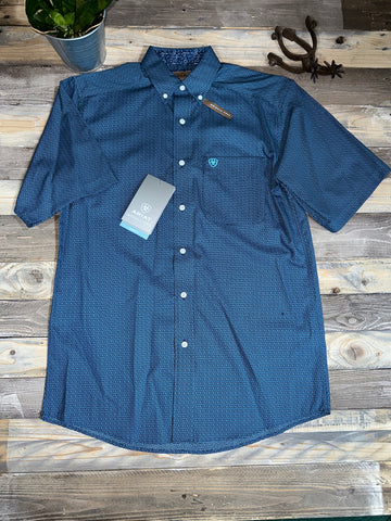 Ariat Reef Blue Short Sleeve