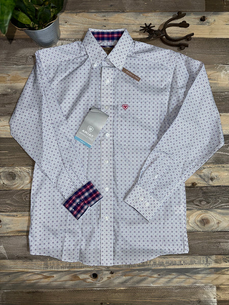 Ariat Sloan White Long Sleeve