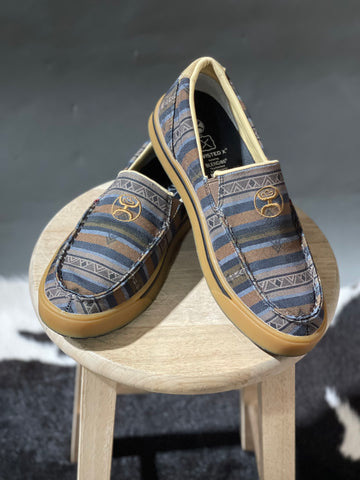 Hooey Loper Brown Grey Serape Men Casual Shoe