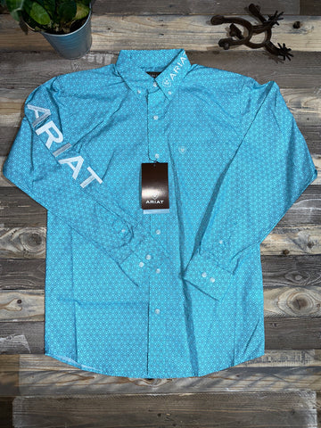 Ariat Team Logo Caiden Long Sleeve Shirt