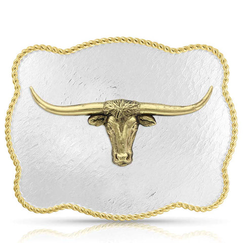 Sunset Waters Longhorn Classic Belt Buckle