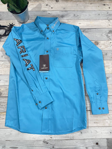 Ariat Team Logo Riviera Long Sleeve Shirt