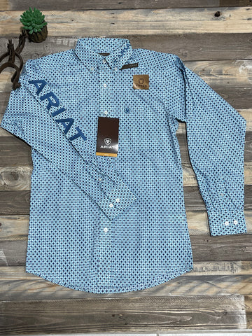 Ariat Team Logo Syed Long Sleeve Shirt