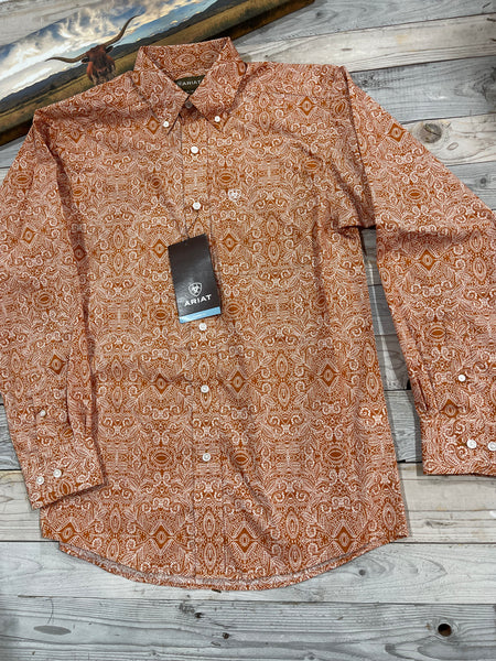 Ariat Braylon Amber Dust Long Sleeve Shirt