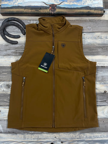 Ariat Men Chestnut Logo Vest