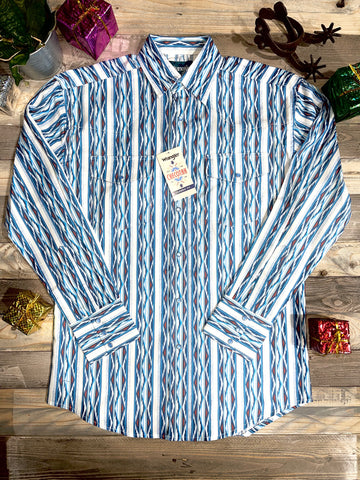 Wrangler cowboy Aztec Blue print