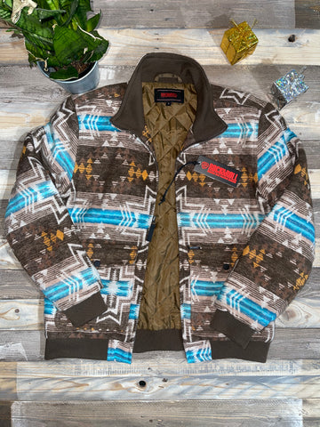 Rock&Roll Bomber Aztec Jacket