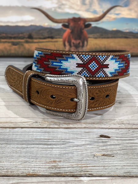 Noble Multi Inlay Leather Belt