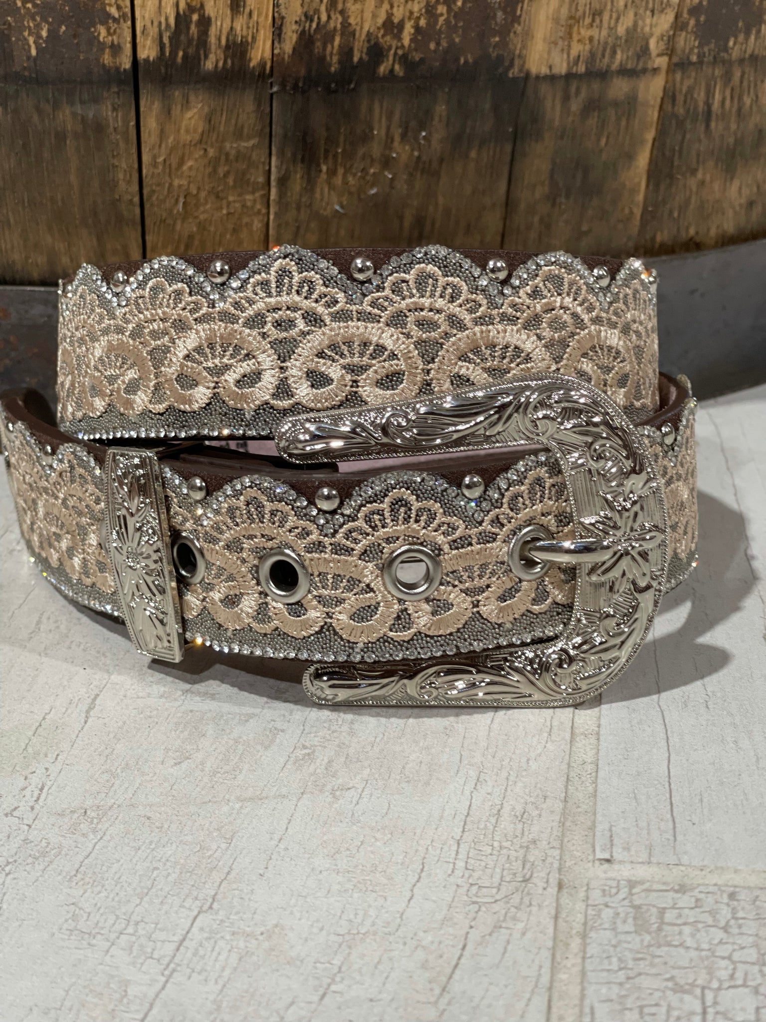 Shiri Inlay Lace belt