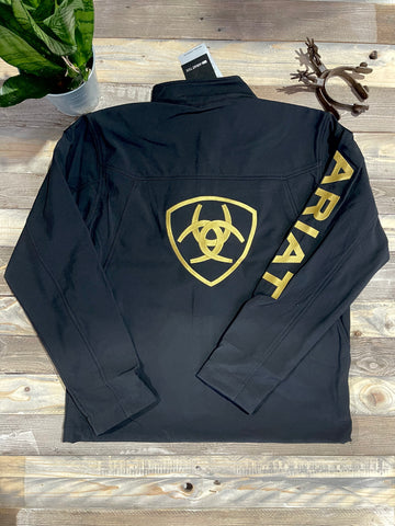 Ariat New Team Softshell Jacket Black & Gold