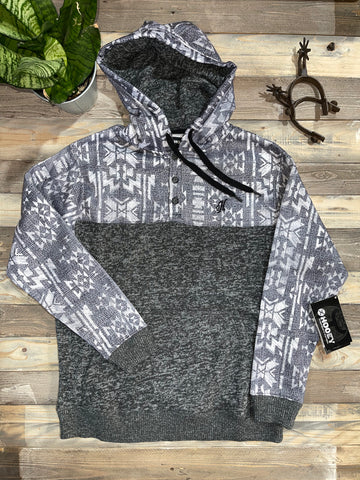 Men Jimmy Grey Hooey Hoodie