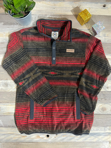 Cinch Serape Red Men Pullover Fleece