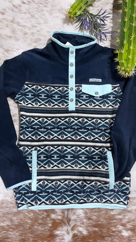 Cinch Sierra Blue Women Pullover fleece