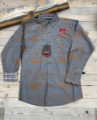 Ariat Cordage bakelite blue Long Sleeve